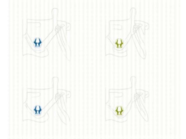 Diagram showing different types of water bottle cages mounted on various bike frames.